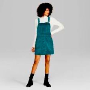 Wild Fable green overall skirt